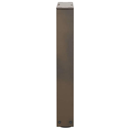 Eettafelpoten 2 st V-vormig 28x(42-43,3) cm staal naturel