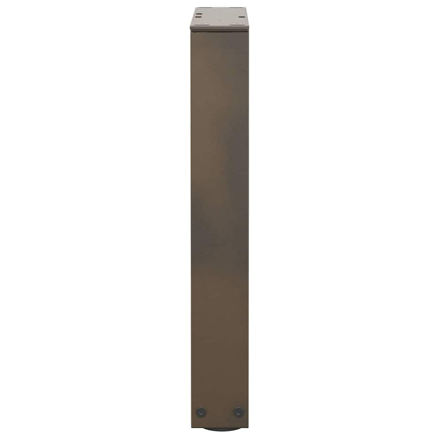 Eettafelpoten 2 st V-vormig 28x(42-43,3) cm staal naturel