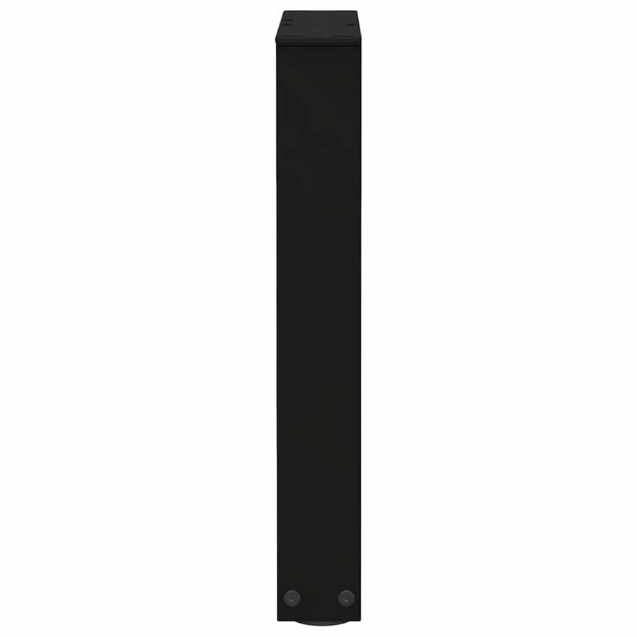 Eettafelpoten 2 st V-vormig 38x(42-43,3) cm staal zwart