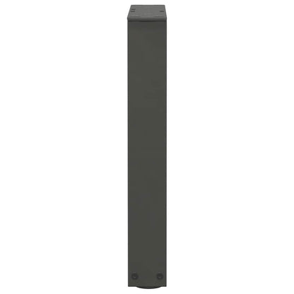 Eettafelpoten 2 st V-vormig 38x(42-43,3) cm staal antraciet