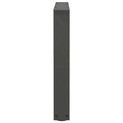 Eettafelpoten 2 st V-vormig 50x(42-43,3) cm staal antraciet