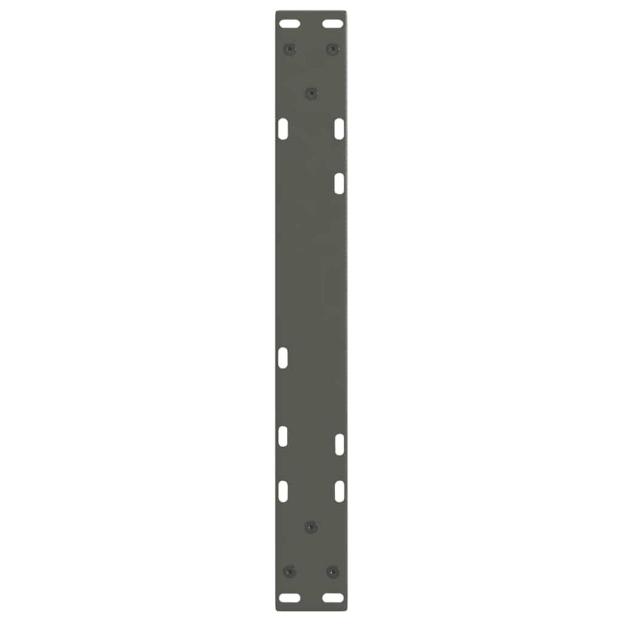 Eettafelpoten 2 st V-vormig 60x(42-43,3) cm staal antraciet