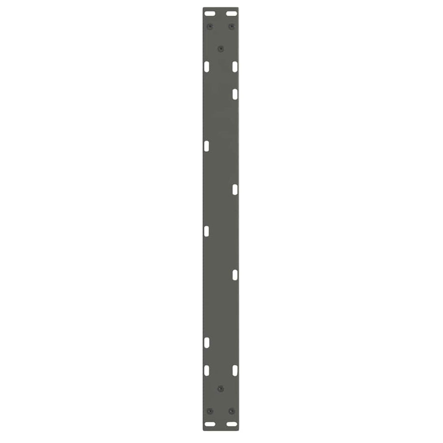 Eettafelpoten 2 st V-vormig 70x(42-43,3) cm staal antraciet