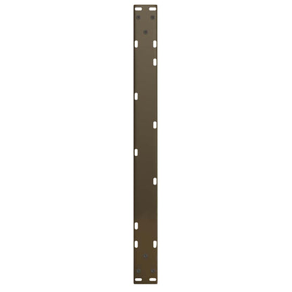 Eettafelpoten 2 st V-vormig 70x(42-43,3) cm staal naturel