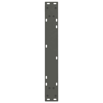 Eettafelpoten 2 st V-vormig 60x(72-73,3) cm staal antraciet