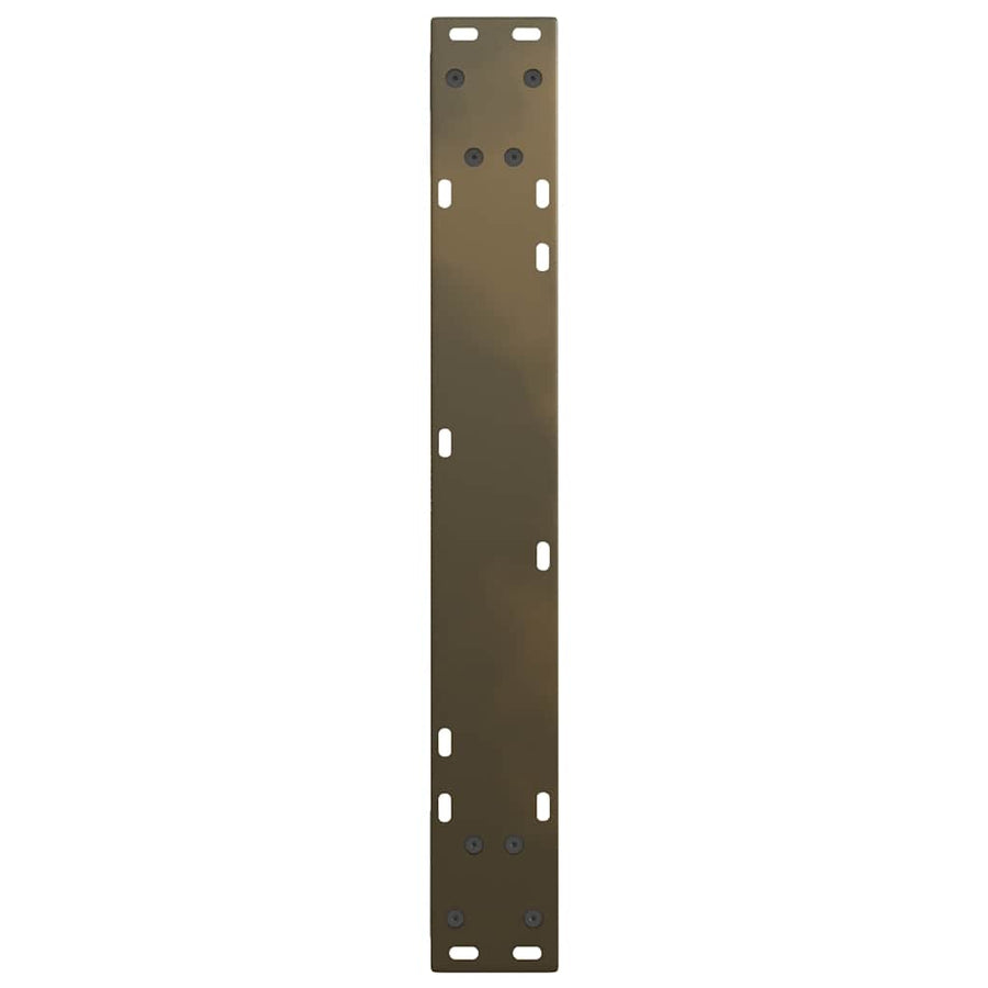 Eettafelpoten 2 st V-vormig 70x(72-73,3) cm staal naturel