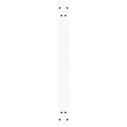 Eettafelpoten 2 st V-vormig 80x(72-73,3) cm staal wit