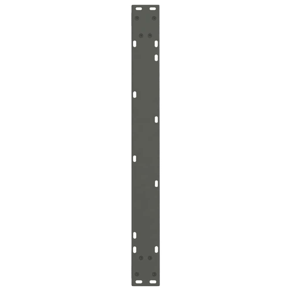 Eettafelpoten 2 st V-vormig 80x(72-73,3) cm staal antraciet