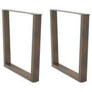 Eettafelpoten 2 st V-vormig 80x72-73,3 cm staal