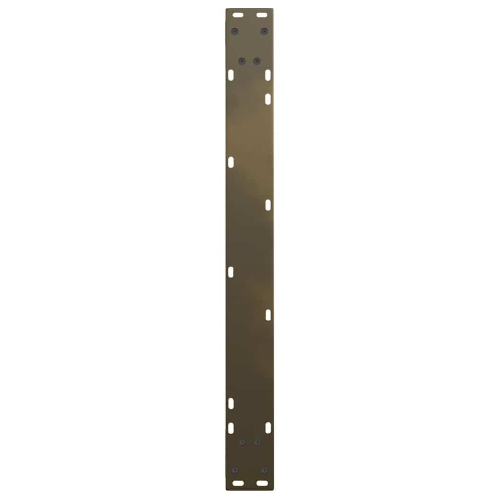 Eettafelpoten 2 st V-vormig 80x(72-73,3) cm staal naturel