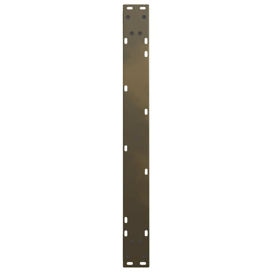Eettafelpoten 2 st V-vormig 80x(72-73,3) cm staal naturel