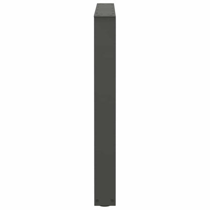 Eettafelpoten 2 st V-vormig 90x(72-73,3) cm staal antraciet