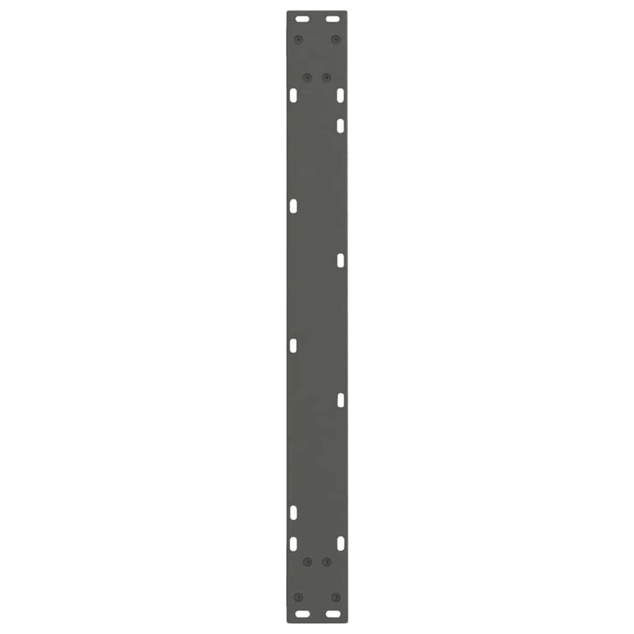 Eettafelpoten 2 st V-vormig 90x(72-73,3) cm staal antraciet