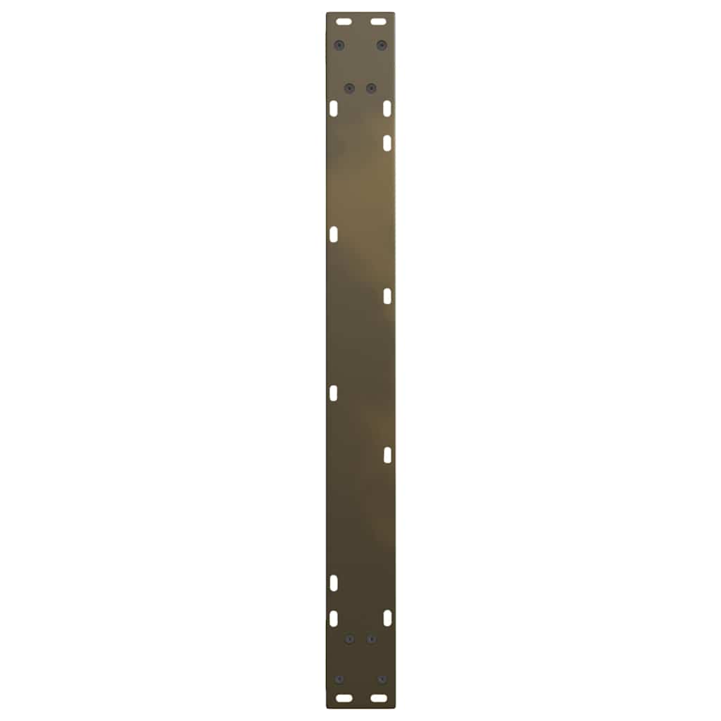 Eettafelpoten 2 st V-vormig 90x(72-73,3) cm staal naturel