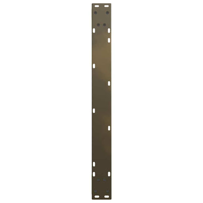 Eettafelpoten 2 st V-vormig 90x(72-73,3) cm staal naturel