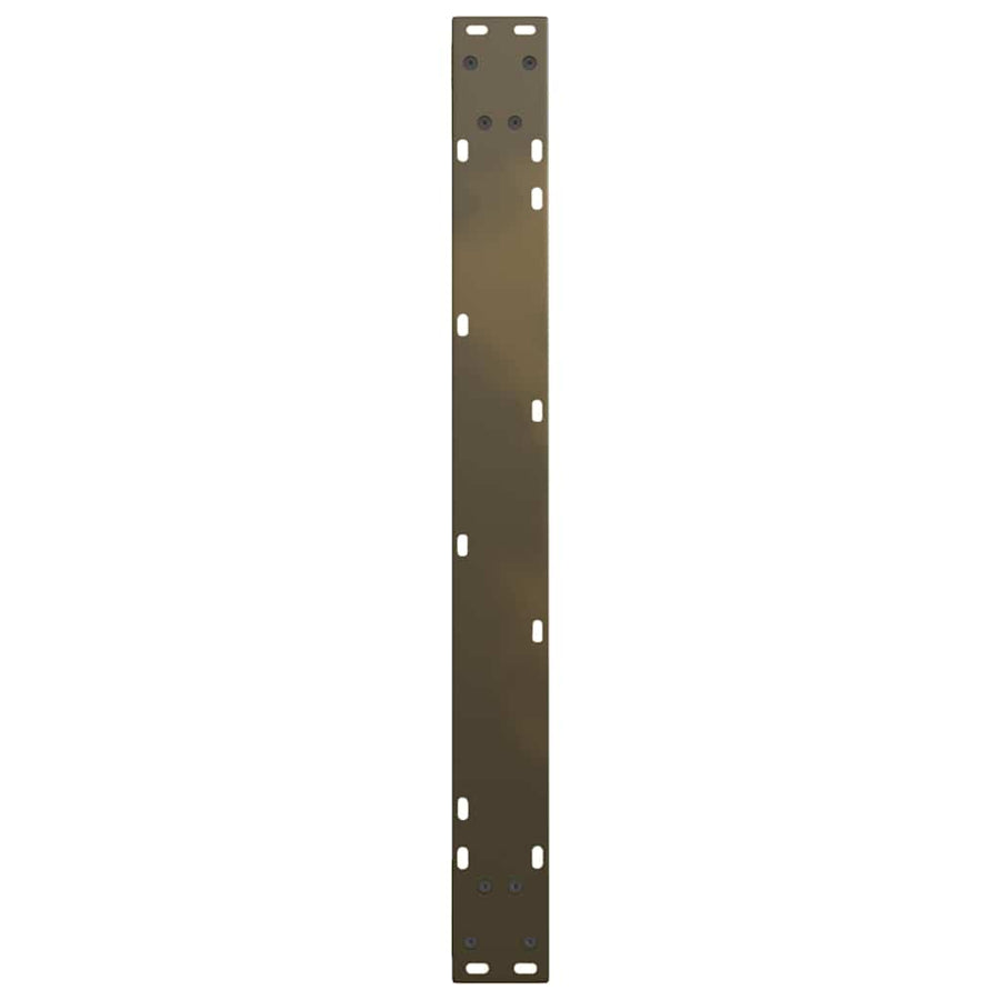 Eettafelpoten 2 st V-vormig 90x(72-73,3) cm staal naturel