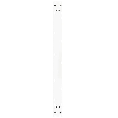 Eettafelpoten 2 st V-vormig 100x(72-73,3) cm staal wit