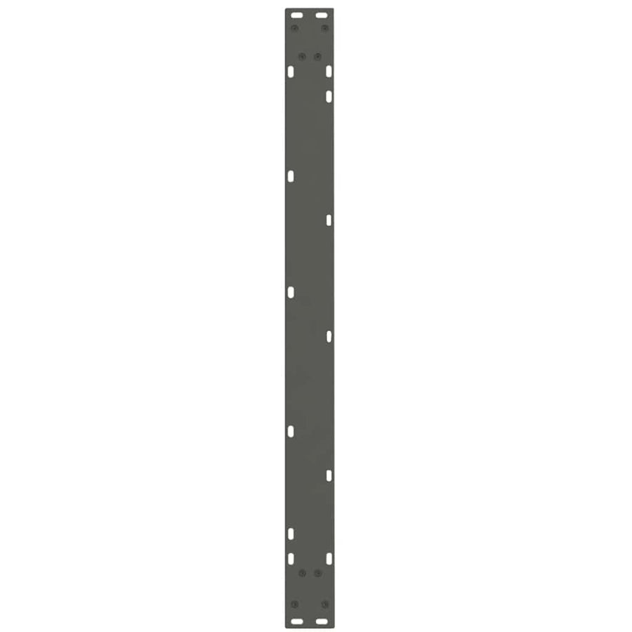 Eettafelpoten 2 st V-vormig 100x(72-73,3) cm staal antraciet