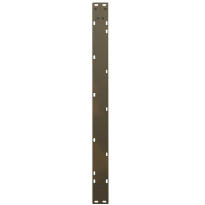 Eettafelpoten 2 st V-vormig 100x(72-73,3) cm staal naturel