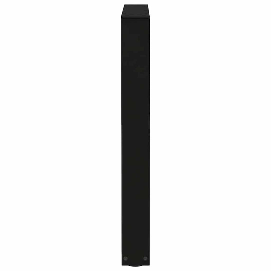 Eettafelpoten 3 st V-vormig 70x(72-73,3) cm staal zwart
