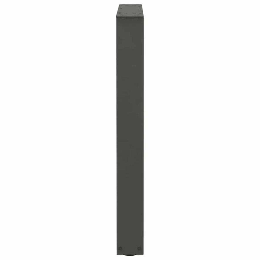 Eettafelpoten 3 st V-vormig 70x(72-73,3) cm staal antraciet
