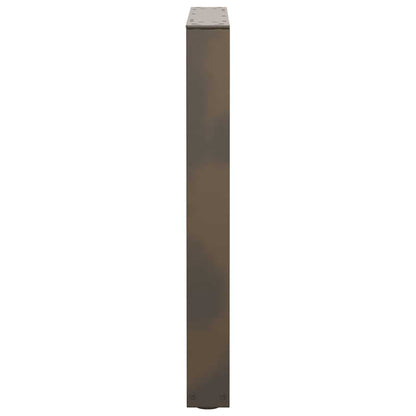 Eettafelpoten 3 st V-vormig 70x(72-73,3) cm staal naturel