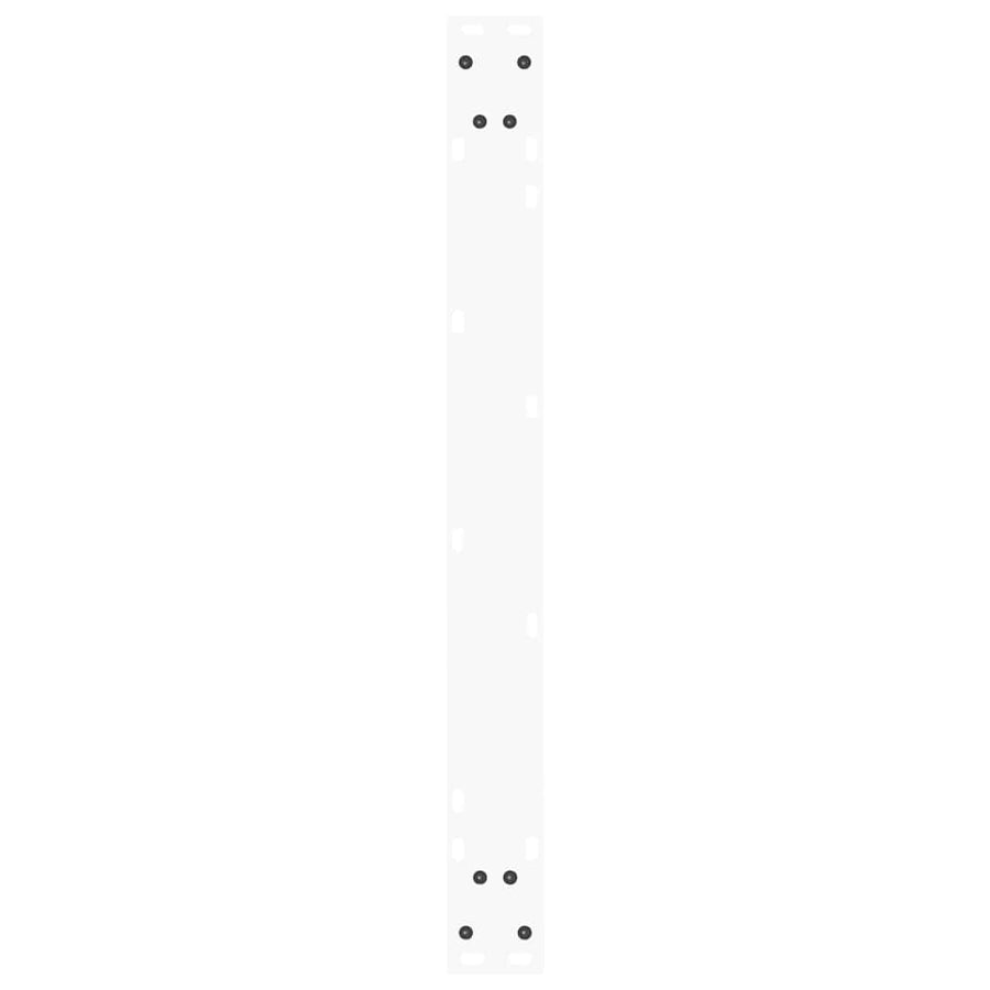 Eettafelpoten 3 st V-vormig 80x(72-73,3) cm staal wit