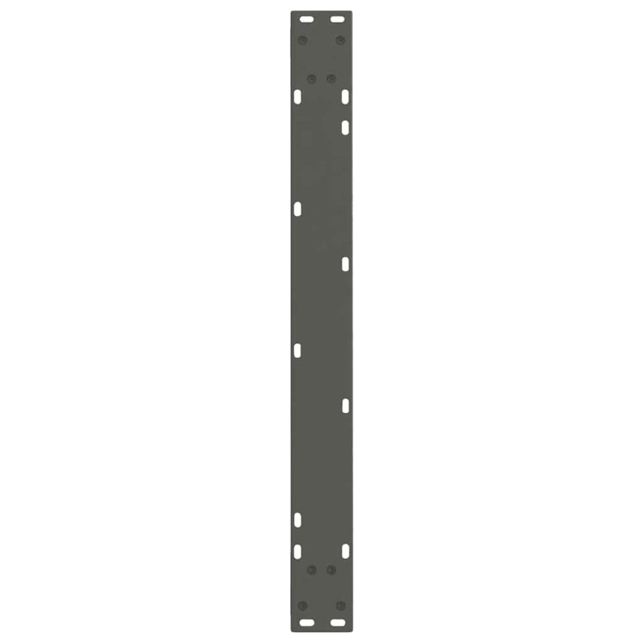 Eettafelpoten 3 st V-vormig 80x(72-73,3) cm staal antraciet