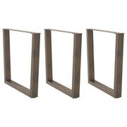 Eettafelpoten 3 st V-vormig 80x72-73,3 cm staal