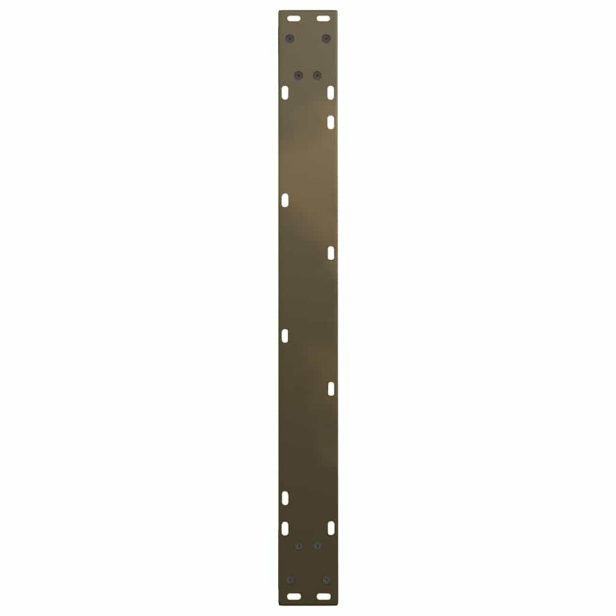 Eettafelpoten 3 st V-vormig 80x(72-73,3) cm staal naturel
