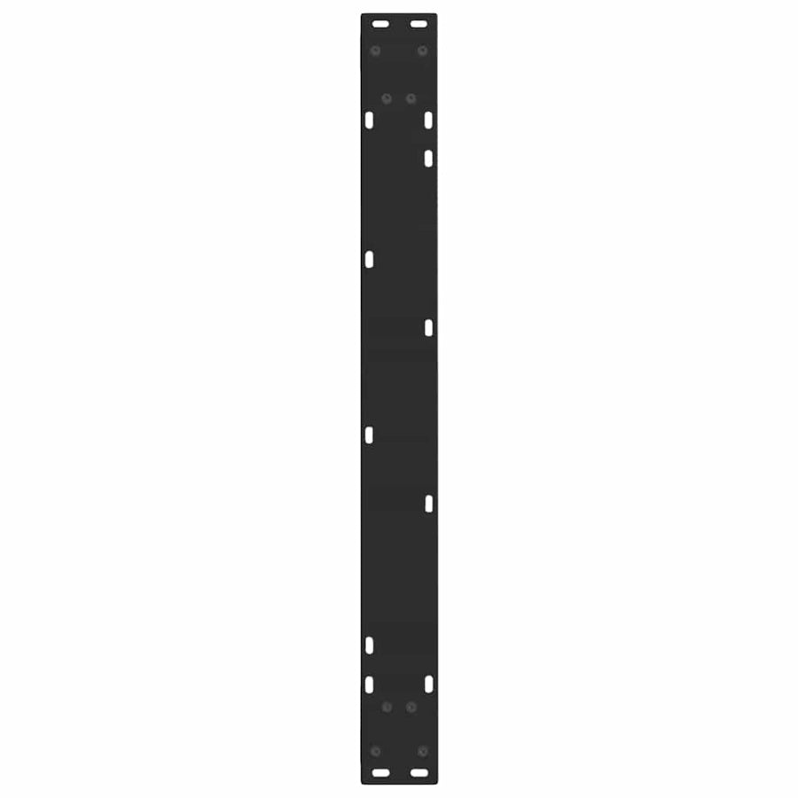 Eettafelpoten 3 st V-vormig 90x(72-73,3) cm staal zwart