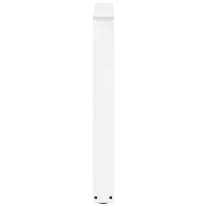 Eettafelpoten 3 st V-vormig 90x(72-73,3) cm staal wit