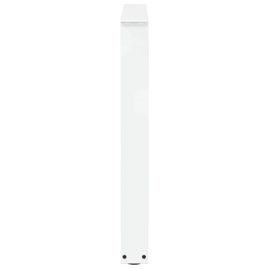 Eettafelpoten 3 st V-vormig 90x(72-73,3) cm staal wit