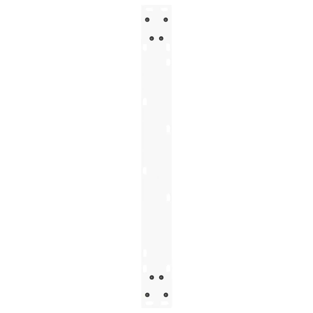 Eettafelpoten 3 st V-vormig 90x(72-73,3) cm staal wit