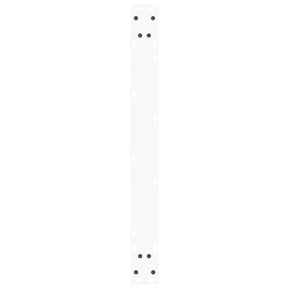 Eettafelpoten 3 st V-vormig 90x(72-73,3) cm staal wit