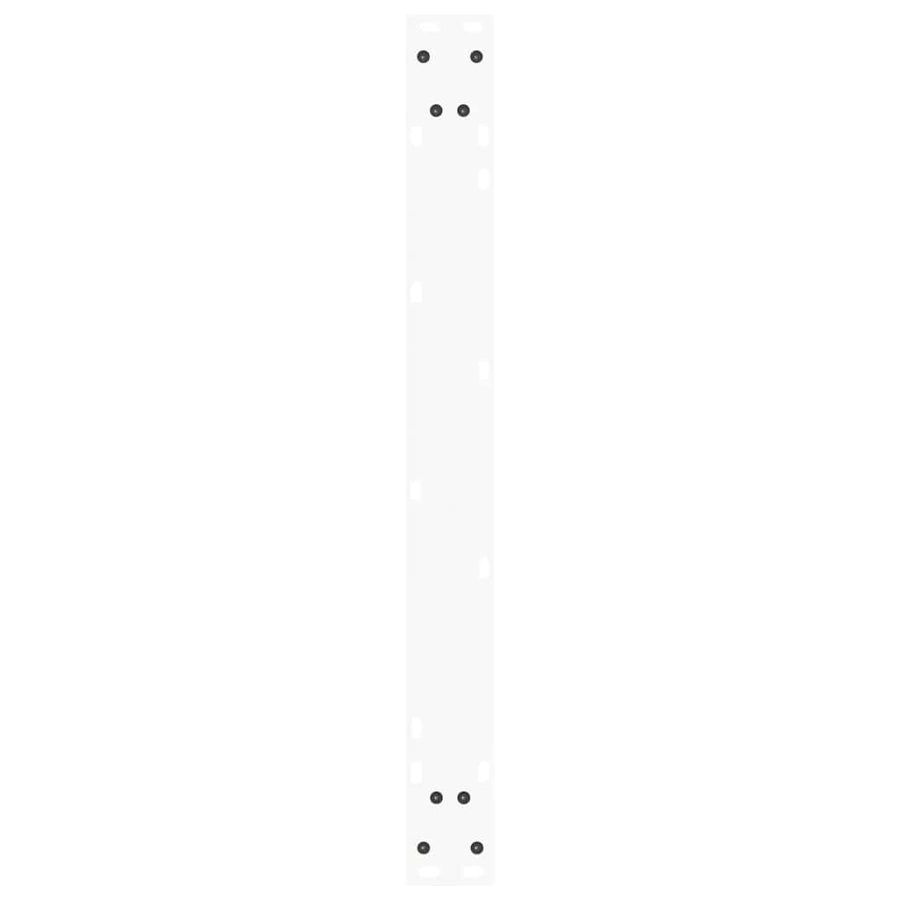 Eettafelpoten 3 st V-vormig 90x(72-73,3) cm staal wit