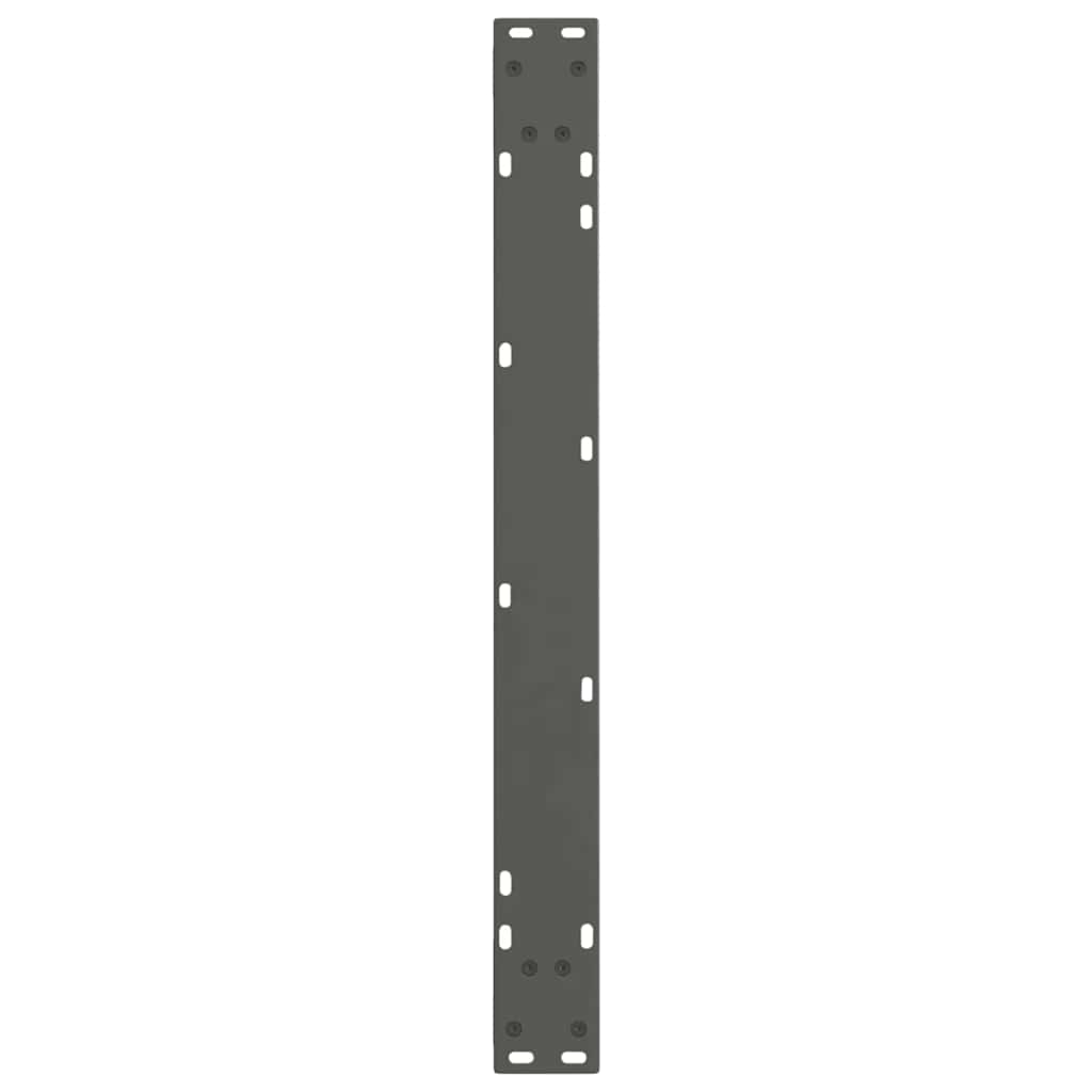 Eettafelpoten 3 st V-vormig 90x(72-73,3) cm staal antraciet