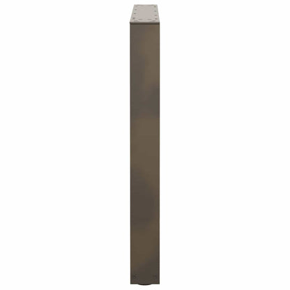 Eettafelpoten 3 st V-vormig 90x(72-73,3) cm staal naturel