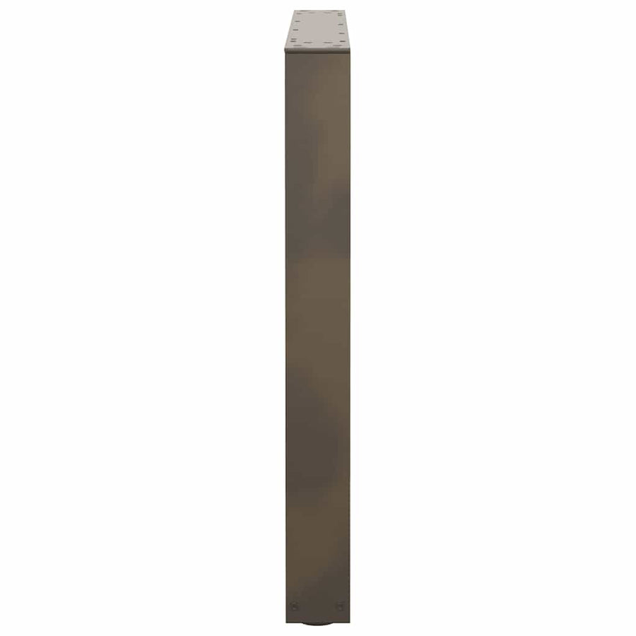 Eettafelpoten 3 st V-vormig 90x(72-73,3) cm staal naturel