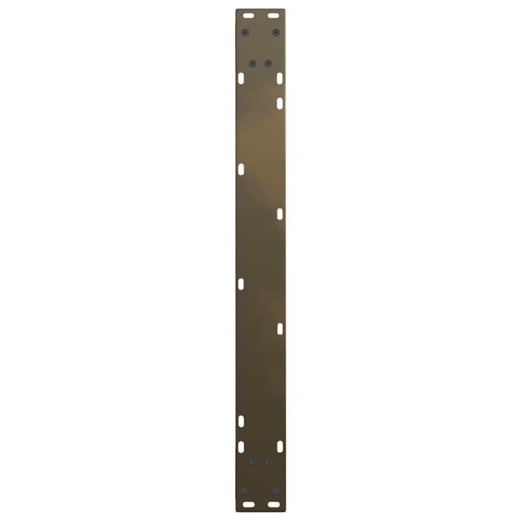 Eettafelpoten 3 st V-vormig 90x(72-73,3) cm staal naturel