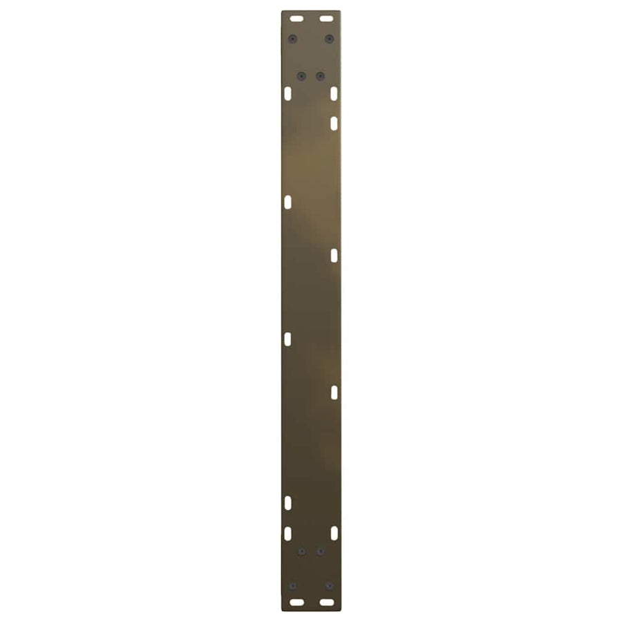 Eettafelpoten 3 st V-vormig 90x(72-73,3) cm staal naturel