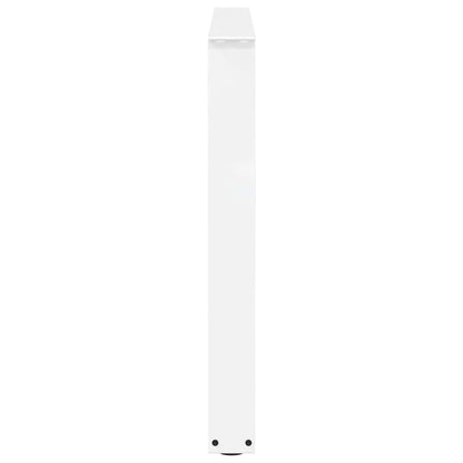 Eettafelpoten 3 st V-vormig 100x(72-73,3) cm staal wit