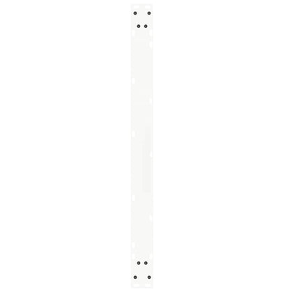 Eettafelpoten 3 st V-vormig 100x(72-73,3) cm staal wit