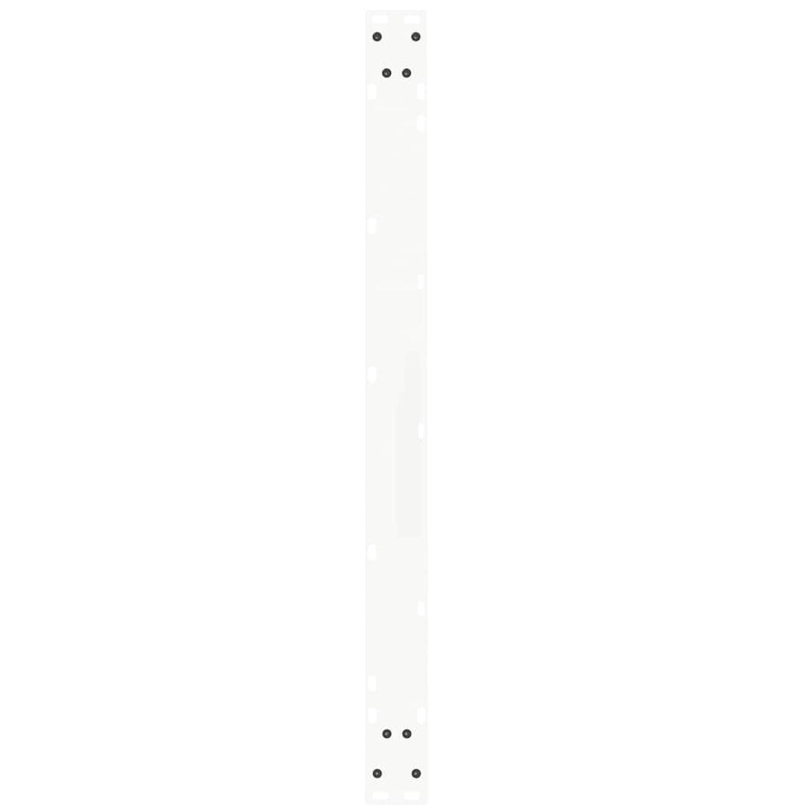 Eettafelpoten 3 st V-vormig 100x(72-73,3) cm staal wit