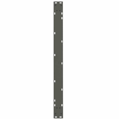 Eettafelpoten 3 st V-vormig 100x(72-73,3) cm staal antraciet