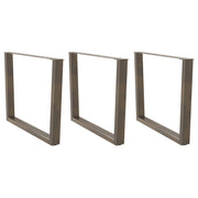 Eettafelpoten 3 st V-vormig 100x72 cm staal