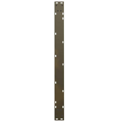 Eettafelpoten 3 st V-vormig 100x(72-73,3) cm staal naturel
