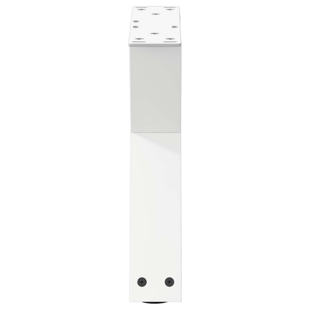 Salontafelpoten 2 st 30x(30-31,3) cm staal wit