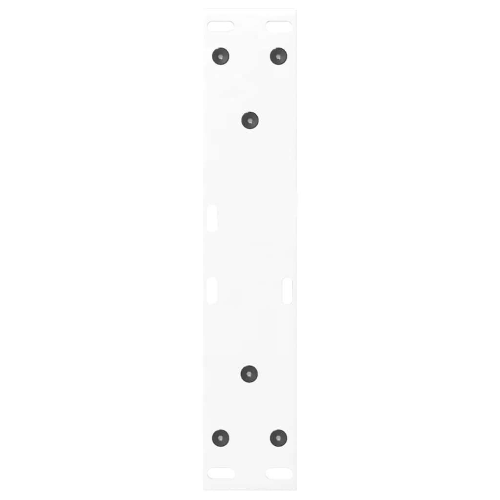 Salontafelpoten 2 st 30x(30-31,3) cm staal wit
