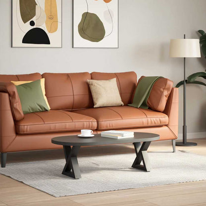 Salontafelpoten 2 st 30x(30-31,3) cm staal antraciet